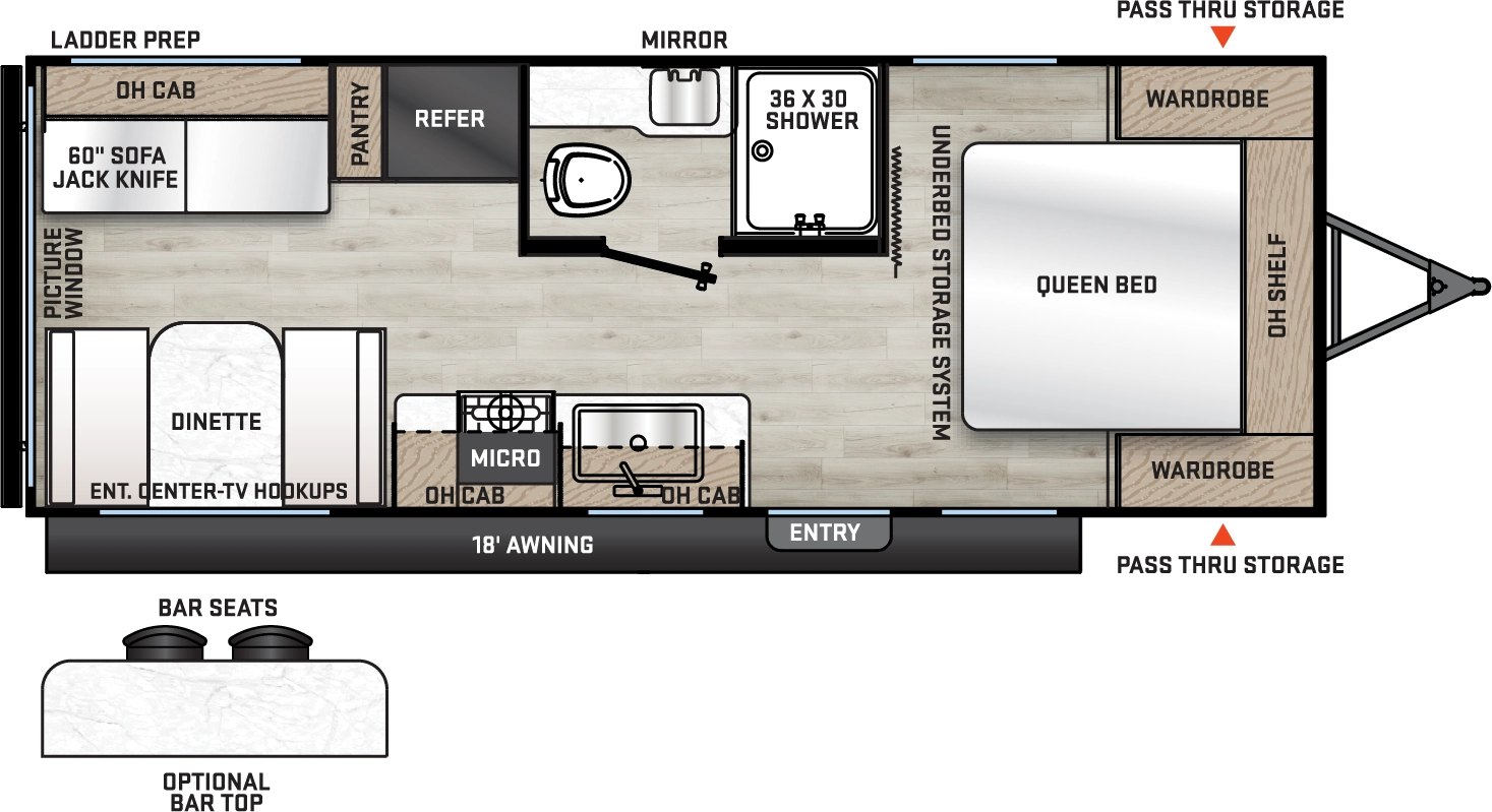 Aurora Light 22EPIC Floorplan